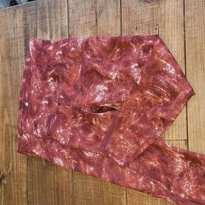 ALL IN MOTION - Burgandy leggings - sz L - pockets